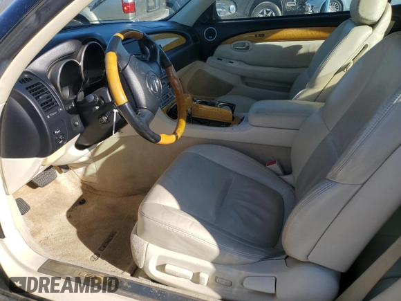 2005 Lexus SC with VIN JTHFN48Y950067800, listed as a Copart auction lot 49447765 with 76,030 mi miles and Salvage Title. Bid and sale history available at carsss.com. Image 7.