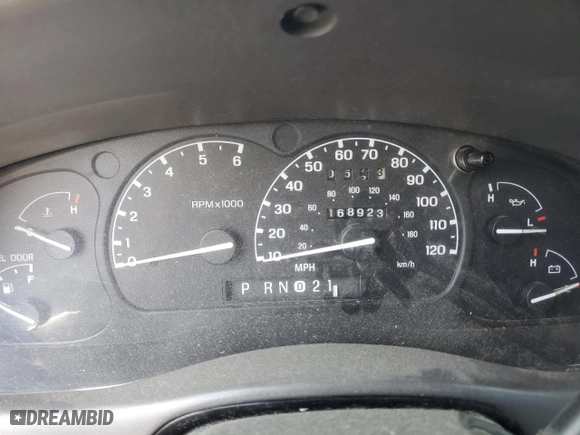 2002 Ford Ranger XL Fleet with VIN 1FTYR44U82PA99805, listed as a Copart auction lot 54264745 with 168,923 mi miles and Clean Title. Bid and sale history available at carsss.com. Image 9.