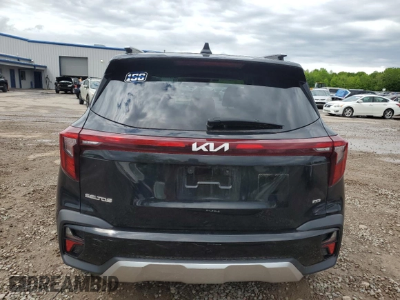 2024 Kia Seltos S with VIN KNDEUCAA7R7605575, listed as a Copart auction lot 58466915 with 7,065 mi miles and Salvage title. Bid and sale history available at DreamBid. Image 6.