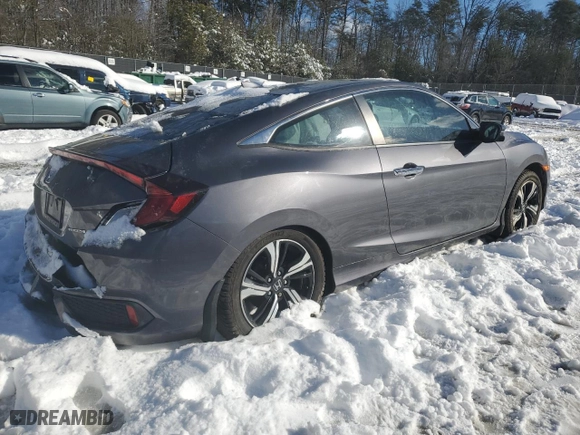 2016 Honda Civic Coupe Touring with VIN 2HGFC3B90GH355630, listed as a Copart auction lot 41337525 with 135,590 mi miles and Clean Title. Bid and sale history available at carsss.com. Image 3.