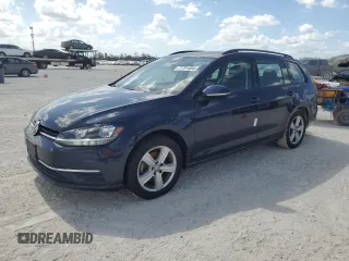 2018 Volkswagen Golf SportWagen S with VIN 3VWD17AU8JM755630, listed as a Copart auction lot 77701684 with 67,632 mi miles and Salvage Title. Bid and sale history available at carsss.com. Image 1.