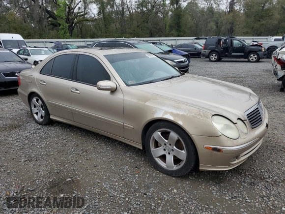 2005 Mercedes-Benz E-Class 3.2L with VIN WDBUF65J05A707720, listed as a Copart auction lot 46689295 with 0 mi miles and Clean Title. Bid and sale history available at carsss.com. Image 4.