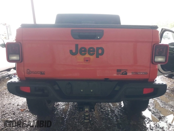 2020 Jeep Gladiator Sport S with VIN 1C6JJTAG4LL177711, listed as a IAAI auction lot 42222877 with 45,462 mi miles and . Bid and sale history available at DreamBid. Image 16.