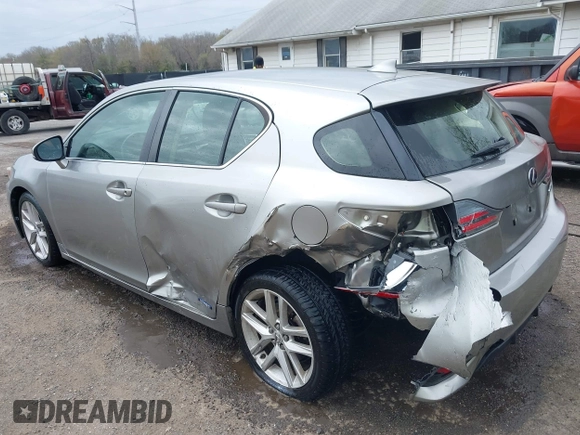 2017 Lexus CT with VIN JTHKD5BH3H2281061, listed as a IAAI auction lot 41936253 with 158,674 mi miles. Bid and sale history available at carsss.com. Image 6.