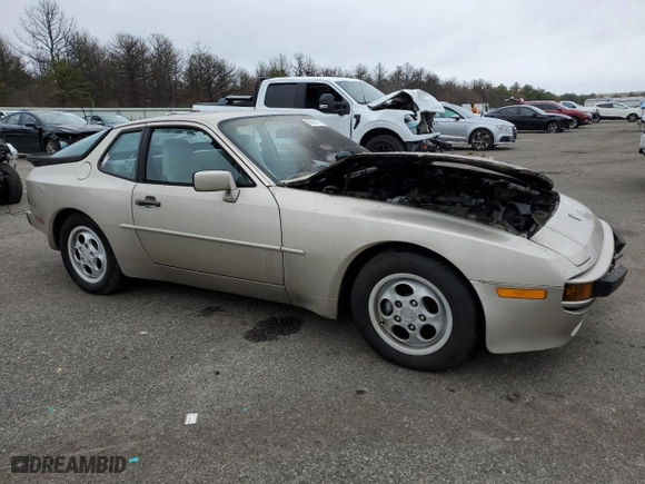1989 Porsche 944 with VIN WP0AA0944KN450845, listed as a Copart auction lot 85658674 with 281,732 mi miles and Salvage Title. Bid and sale history available at carsss.com. Image 4.