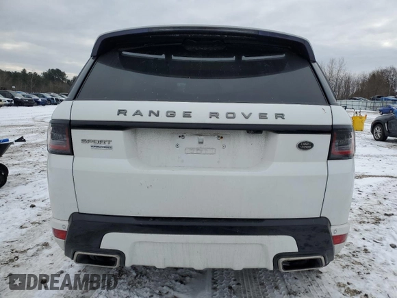 2018 Land Rover Range Rover Sport with VIN SALWR2RE5JA187153, listed as a Copart auction lot 87943405 with 86,811 mi miles and Salvage Title. Bid and sale history available at carsss.com. Image 6.