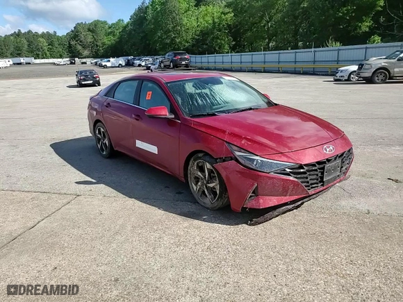 2021 Hyundai Elantra SEL with VIN KMHLN4AG1MU180942, listed as a Copart auction lot 51928415 with 110,269 mi miles and Salvage Title. Bid and sale history available at carsss.com. Image 11.