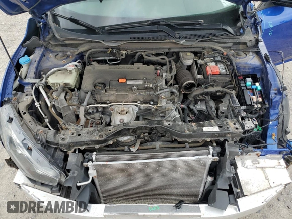 2018 Honda Civic LX with VIN 2HGFC2F57JH604661, listed as a Copart auction lot 56489085 with 71,744 mi miles and Salvage Title. Bid and sale history available at DreamBid. Image 11.