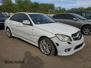 2008 Mercedes-Benz C 300 Sport with VIN WDDGF81X08F119804, listed as a Copart auction lot 53625085 with 176,017 mi miles and Salvage Title. Bid and sale history available at carsss.com. Image 4.