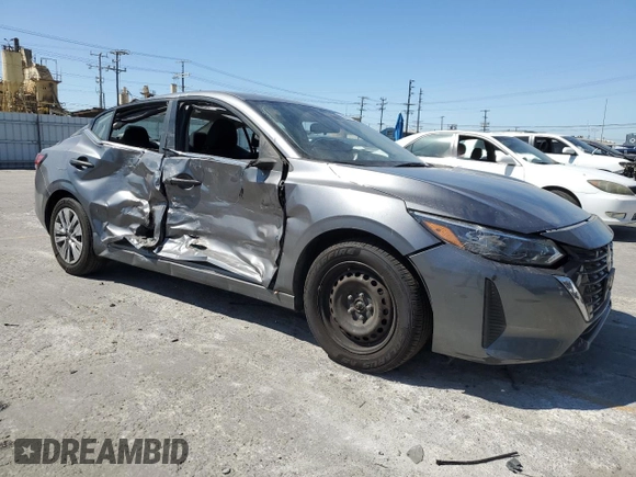 2024 Nissan Sentra S with VIN 3N1AB8BVXRY289545, listed as a Copart auction lot 60894395 with 53,131 mi miles and Salvage title. Bid and sale history available at DreamBid. Image 4.