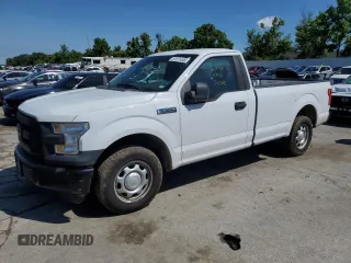 2016 Ford F-150 XL with VIN 1FTMF1C84GKD38765, listed as a Copart auction lot 57071445 with 142,677 mi miles and Salvage title. Bid and sale history available at DreamBid. Image 1.