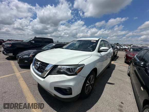 2017 Nissan Pathfinder Platinum with VIN 5N1DR2MN6HC653754, listed as a Copart auction lot 65097605 with 142,494 mi miles and Clean title. Bid and sale history available at DreamBid. Image 2.