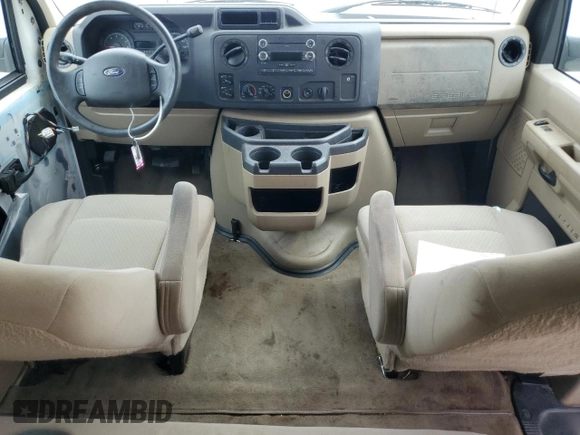 2011 Ford Econoline Passenger XL with VIN 1FBNE3BL1BDA61390, listed as a Copart auction lot 85365364 with 163,174 mi miles and Salvage Title. Bid and sale history available at carsss.com. Image 8.