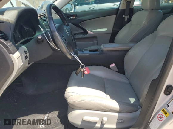 2007 Lexus IS 250 with VIN JTHBK262075042008, listed as a Copart auction lot 52261815 with 165,771 mi miles and Clean title. Bid and sale history available at DreamBid. Image 7.