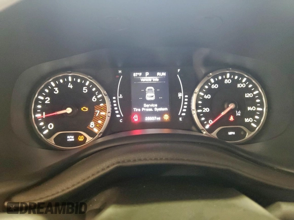 2023 Jeep Renegade Latitude с VIN ZACNJDB14PPP70574, выставлен на аукционе Copart как лот 65019455 с пробегом 28 937 миль миль и Чистый • Clean title. История ставок и продаж доступна на DreamBid. Изображение 9.