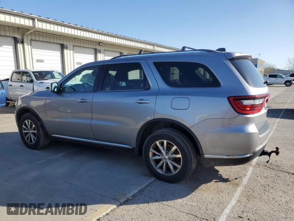 2015 Dodge Durango Limited with VIN 1C4RDJDG1FC892078, listed as a Copart auction lot 52322775 with 122,372 mi miles and Salvage title. Bid and sale history available at DreamBid. Image 2.