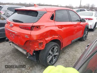 2019 Hyundai Kona Limited with VIN KM8K3CA53KU330542, listed as a IAAI auction lot 41454145 with 64,166 mi miles. Bid and sale history available at carsss.com. Image 4.
