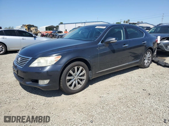 2010 Lexus LS 460 with VIN JTHBL5EF8A5094271, listed as a Copart auction lot 50662095 with 172,225 mi miles and Salvage Title. Bid and sale history available at DreamBid. Image 1.