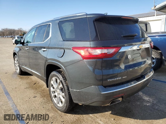 2019 Chevrolet Traverse Premier with VIN 1GNEVKKWXKJ162128, listed as a Copart auction lot 50249805 with 93,172 mi miles and Salvage Title. Bid and sale history available at carsss.com. Image 2.