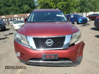 2016 Nissan Pathfinder Platinum with VIN 5N1AR2MM6GC618334, listed as a Copart auction lot 65502695 with 121,560 mi miles and Salvage title. Bid and sale history available at DreamBid. Image 5.