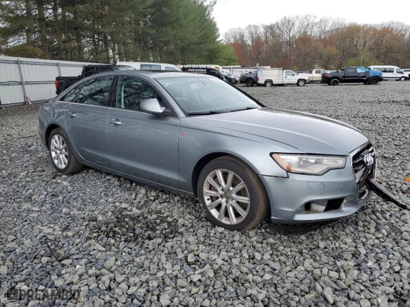 2013 Audi A6 3.0T Premium Plus with VIN WAUGGAFC7DN015375, listed as a Copart auction lot 52260285 with 131,714 mi miles and Clean Title. Bid and sale history available at carsss.com. Image 4.