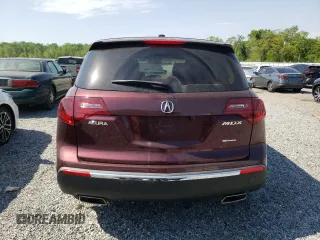 2012 Acura MDX z VIN 2HNYD2H25CH539247, wystawiony jako Copart lot #53558235 z przebiegiem 37 359 mil mil oraz Szkoda całkowita • Salvage title. Historia ofert i sprzedaży dostępna na DreamBid. Obrazek 6.