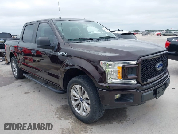 2018 Ford F-150 XL with VIN 1FTEW1CPXJKD65746, listed as a IAAI auction lot 42383442 with 80,171 mi miles and . Bid and sale history available at DreamBid. Image 1.