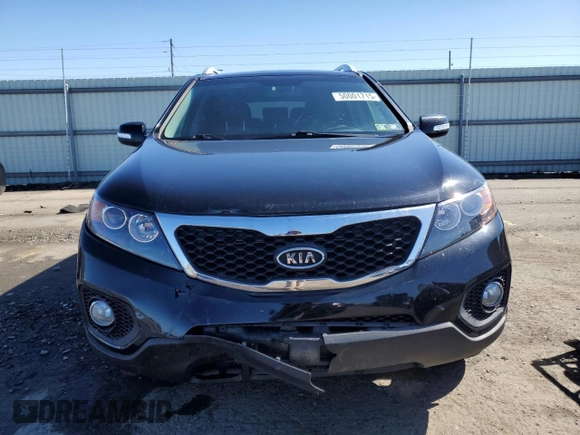 2013 Kia Sorento EX with VIN 5XYKUDA24DG393585, listed as a Copart auction lot 50001715 with 156,568 mi miles and Salvage Title. Bid and sale history available at carsss.com. Image 5.