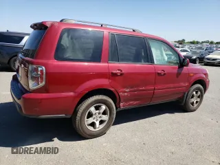 2006 Honda Pilot EX-L with VIN 5FNYF18576B022725, listed as a Copart auction lot 53875465 with 179,101 mi miles and Salvage Title. Bid and sale history available at DreamBid. Image 3.