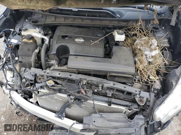 2015 Nissan Murano SL z VIN 5N1AZ2MH6FN224127, wystawiony jako Copart lot #56872115 z przebiegiem 88 340 mil mil oraz Szkoda całkowita • Salvage title. Historia ofert i sprzedaży dostępna na DreamBid. Obrazek 12.