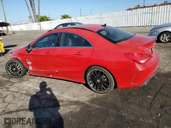 2015 Mercedes-Benz CLA 250 with VIN WDDSJ4EB4FN241357, listed as a Copart auction lot 73822933 with 16,599 mi miles and . Bid and sale history available at DreamBid. Image 2.