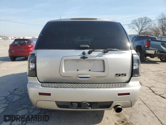 2006 Chevrolet TrailBlazer LT with VIN 1GNES13H262271797, listed as a Copart auction lot 50970815 with 197,724 mi miles and Salvage Title. Bid and sale history available at carsss.com. Image 6.
