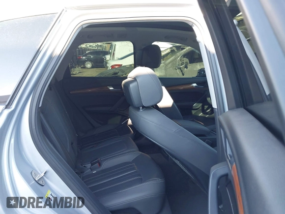 2021 Audi Q5 Premium Plus with VIN WA1BAAFY0M2013652, listed as a IAAI auction lot 41339877 with 99,523 mi miles. Bid and sale history available at carsss.com. Image 8.