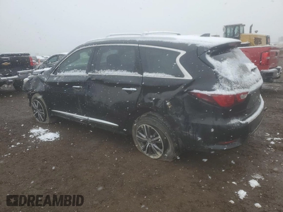 2018 Infiniti QX60 with VIN 5N1DL0MM4JC504794, listed as a Copart auction lot 53173535 with 112,282 mi miles and Salvage Title. Bid and sale history available at DreamBid. Image 2.