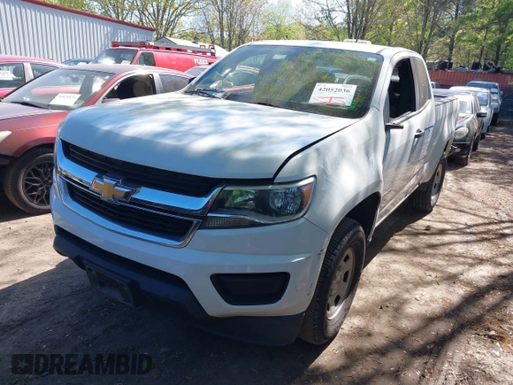 2019 Chevrolet Colorado 2WD Work Truck with VIN 1GCHSBEA1K1355430, listed as a IAAI auction lot 42052036 with 71,062 mi miles. Bid and sale history available at carsss.com. Image 2.