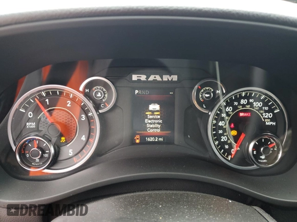 2024 Ram 3500 Tradesman with VIN 3C63RRGL0RG377886, listed as a Copart auction lot 87161344 with 1,620 mi miles and Salvage Title. Bid and sale history available at carsss.com. Image 9.