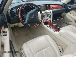 2007 Lexus SC 430 with VIN JTHFN45Y979013870, listed as a Copart auction lot 63039145 with 172,949 mi miles and Salvage title. Bid and sale history available at DreamBid. Image 8.