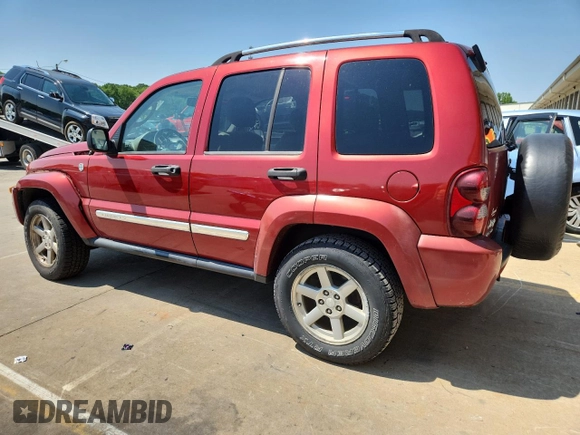 2007 Jeep Liberty Limited with VIN 1J4GL58K17W510903, listed as a Copart auction lot 59344515 with 186,217 mi miles and Salvage title. Bid and sale history available at DreamBid. Image 2.