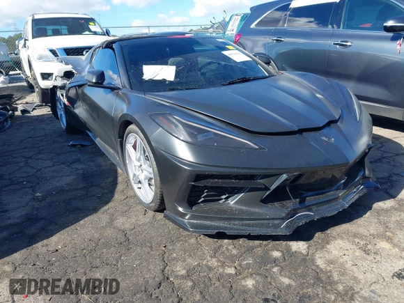 2020 Chevrolet Corvette 2LT with VIN 1G1Y72D45L5115152, listed as a IAAI auction lot 40916427 with 25,581 mi miles. Bid and sale history available at carsss.com. Image 1.