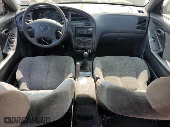 2002 Hyundai Elantra GLS with VIN KMHDN45D22U384067, listed as a Copart auction lot 59384065 with 131,236 mi miles and Salvage title. Bid and sale history available at DreamBid. Image 8.