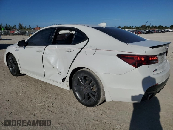 2019 Acura TLX w/A-Spec Pkg z VIN 19UUB1F65KA005478, wystawiony jako Copart lot #48292375 z przebiegiem 84 479 mil mil oraz Nie do naprawy • Non repairable. Historia ofert i sprzedaży dostępna na DreamBid. Obrazek 2.