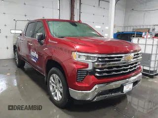 2023 Chevrolet Silverado 1500 LTZ with VIN 1GCUDGED4PZ183886, listed as a IAAI auction lot 41524723 with Not Provided miles and . Bid and sale history available at DreamBid. Image 1.