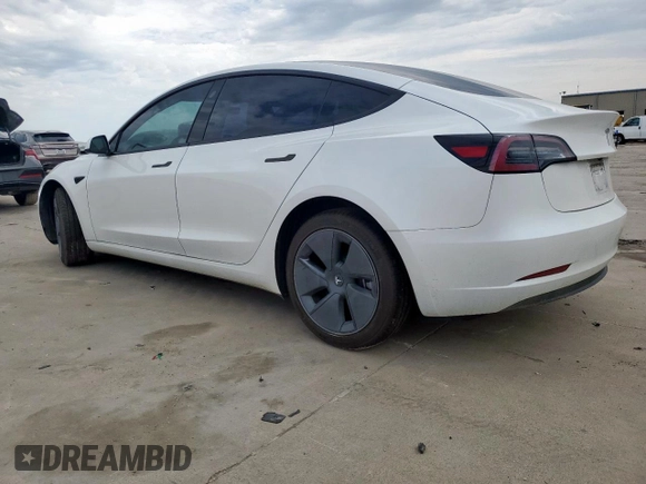 2023 Tesla Model 3 with VIN 5YJ3E1EA3PF562251, listed as a Copart auction lot 58293355 with 16,283 mi miles and Salvage title. Bid and sale history available at DreamBid. Image 2.