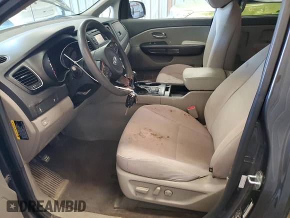 2016 Kia Sedona LX with VIN KNDMB5C13G6192227, listed as a Copart auction lot 54204705 with 148,080 mi miles and Salvage Title. Bid and sale history available at DreamBid. Image 7.