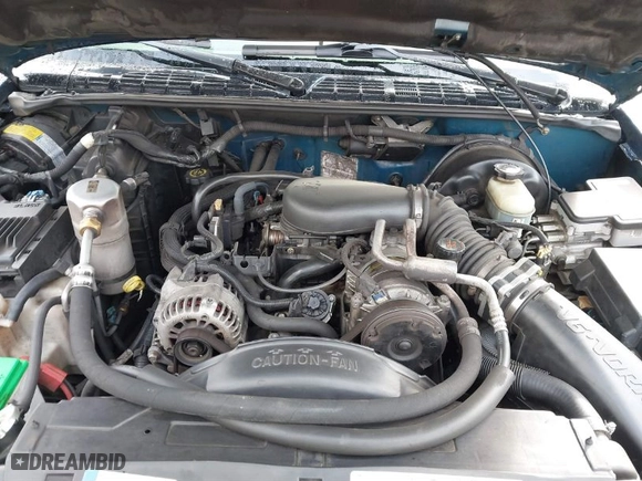 1999 Chevrolet S-10 LS with VIN 1GCCS19X9XK206722, listed as a IAAI auction lot 41763098 with 127,684 mi miles. Bid and sale history available at carsss.com. Image 10.