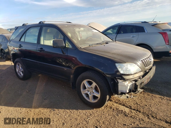 2001 Lexus RX 300 with VIN JTJHF10UX10219427, listed as a Copart auction lot 74339714 with 161,734 mi miles and Salvage Title. Bid and sale history available at carsss.com. Image 4.