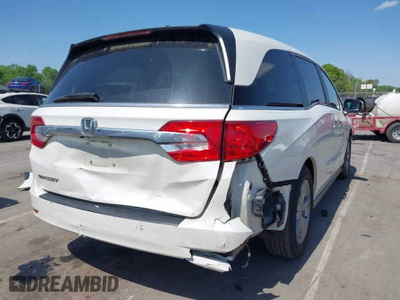 2019 Honda Odyssey EX-L with VIN 5FNRL6H76KB101969, listed as a IAAI auction lot 41985816 with 107,309 mi miles. Bid and sale history available at carsss.com. Image 6.