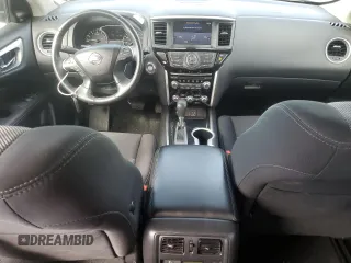 2019 Nissan Pathfinder SV with VIN 5N1DR2MN2KC632021, listed as a Copart auction lot 52461155 with 111,514 mi miles and Salvage title. Bid and sale history available at DreamBid. Image 8.