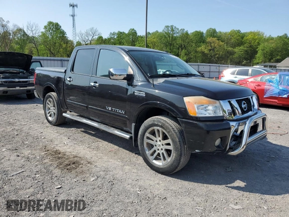 2012 Nissan Titan SV with VIN 1N6AA0EC3CN305453, listed as a Copart auction lot 55477425 with 79,501 mi miles and Salvage Title. Bid and sale history available at carsss.com. Image 4.