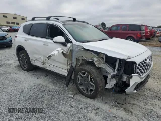 2021 Hyundai Santa Fe Hybrid Limited with VIN KM8S5DA13MU010444, listed as a Copart auction lot 79725034 with 43,578 mi miles and Salvage Title. Bid and sale history available at carsss.com. Image 4.